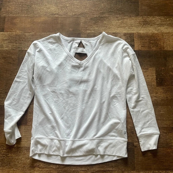 Balance Collection White Athletic Lightweight Pullover - Picture 1 of 5